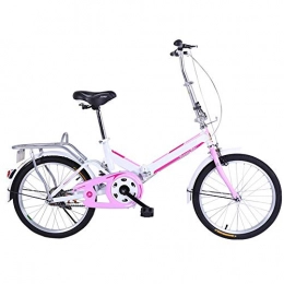 GUI-Mask Folding Bike GUI-Mask SDZXCFolding Bicycle Single Speed Ladies Bicycle Men and Women Adult Bicycle Student Car 20 Inch