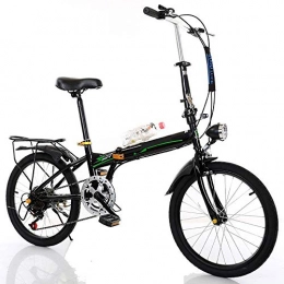 GUI-Mask Folding Bike GUI-Mask SDZXCFolding Variable Speed Bicycle for Men and Women Bicycle Ultra Light Portable Small Wheel Adult Student Car 20 Inch