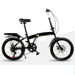 GWL Bike GWL Folding Bike for Adults, Mountain Bikes 20 Inches Three Knife Wheel Mountain Bicycle Dual Disc Brake Bicycle / B