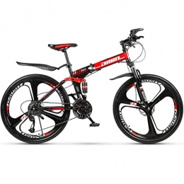 GWM Bike GWM Folding Bicycle Portable 21-Speed Mountain Bike Adult Student City Commuter Outdoor Sport Bicycle