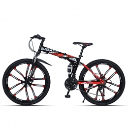 GWXSST Bike GWXSST Ergonomic Red Bike Mountain Bike, Bicycle Easy To Fold For Woman Or Men, Anti-skid Tires For Mountains And Streets, Carbon Steel Car C(Size:24 speed)