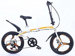 GYGFTTYY Bike GYGFTTYY Folding Mountain Bike 21 Speed 20 Inches Spoke Wheel Dual Suspension Folding Bike Disc Brake Bicycle