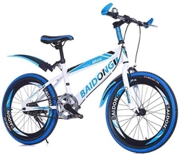 Gyj&mmm Bike Gyj&mmm Children's bicycle mountain bike, off-road racing variable folding bicycle, 20-inch student bicycle Shock double disc brake folding mountain bike, Blue