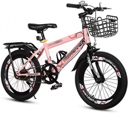 Gyj&mmm Bike Gyj&mmm Children's bicycles, sports and outdoor student mountain bikes, travel buggy 20-inch simple portable bicycle 140 * 90cm, Pink