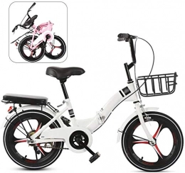HFFFHA Folding Bike HFFFHA 16 Inch Folding Bike Mountain Bike Male Cross-country Variable Speed Bicycle Double Shock Absorption Lightweight Folding Bicycle Speed Young Student Adult Female (Color : C, Size : 20in)