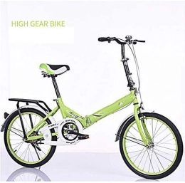 HFFFHA Bike HFFFHA Folding Bike Folding Bike Men Women Gear - Folding City Bike, Aluminium Frame, For Traveling In The Wild City (Color : A, Size : 14IN)