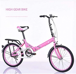 HFFFHA Bike HFFFHA Folding Bike Folding Bike Men Women Gear - Folding City Bike, Aluminium Frame, For Traveling In The Wild City (Color : B, Size : 12IN)