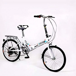 HFFFHA Bike HFFFHA Folding Mini Bike Wheels, Variable Speed Bicycle, Adjustable Seat Cycling Bikes, Adult Student Lightweight Bike (Color : F)