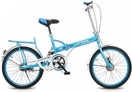 HFFFHA Folding Bike HFFFHA Folding Mountain Bike Adult Variable Speed Bicycle Lightweight Mini Small Portable Student Country Bike, Double Disc Brake Bicycle, Gearshift Bicycle (Color : B)