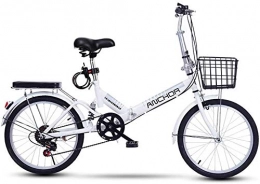 HFFFHA Folding Bike HFFFHA Ultra Light 20 Inch Folding Bikes, Aluminum Electric Bicycle With Pedal For Adults And Teens, Or Sports Outdoor Cycling Travel Commuting, Shock Absorption Mechanism
