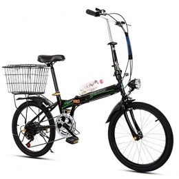 HJ Folding Bike hj Folding Bicycle 20 Inch Adult Folding Bicycles Ultra Light Speed Portable Bicycle To Work School Commute Fast Folding Bicycles