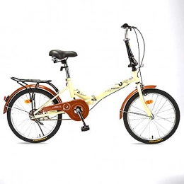 HKIASQ Bike HKIASQ Folding Bike Cycling Adult Light Transmission, Ideal for the City and The Daily trips Wheels 20 Inches, A