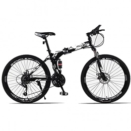 Hmvlw Bike Hmvlw foldable bicycle Mountain Bike Foldable Variable Speed Dual Shock Absorption System Female Men's Outdoor Sports City Commuter Bike (Color : A, Size : 21speeds)