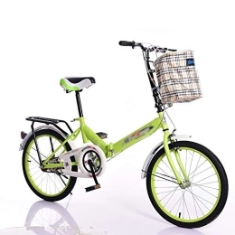 HSRG Bike HSRG Adult Folding Bike, Fashionable Durable 20 Inch Lightweight Foldable Compact Road Bike For Commuting & Leisure, Adult Ladies Men Unisex