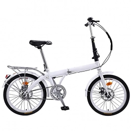 HWZXBCC Folding Bike HWZXBCC Mountain Bike Folding Bike, Adjustable Seat, Suitable 7 Speed, For Mountains And Roads, Wheel Dual Suspension, Height And Save Space Better