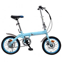 HWZXBCC Folding Bike HWZXBCC Mountain Bike Folding Bike Adjustable Seat Suitable 7 Speed Height And Save Space Better, Wheel Dual Suspension, For Mountains And Roads
