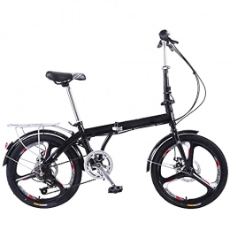 HWZXBCC Bike HWZXBCC Mountain Bike Folding Bike And Save Space Better, 7 Speed Blank Height Adjustable Seat, For Mountains And Roads, Dual Suspension Wheel