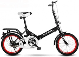 HYLK Folding Bike HYLK 16 Inch Adult Bicycle Miniportable Student Mountain Bike, Lightweight Folding Bicycle for Men And Women, Lightweight Commuter Bicycle