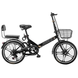 ITOSUI Folding Bike ITOSUI 16 / 20 / 22 Inch Foldable Bike, Comfortable Mobile Portable Compact Lightweight Folding City Bicycle, Suspension Folding Bike for Men Women - Students and Urban Commuters