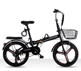 ITOSUI  ITOSUI Folding Bike, 6 Speed Folding Bikes High-Carbon Steel Foldable Bicycle Height Adjustable, Folding Bike for Adults with Front and Rear Fenders