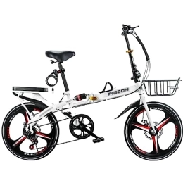 ITOSUI  ITOSUI Folding Bike, Adult Bike, 6-Speed Folding Bicycle Easy Folding City Bicycle with Disc Brake, for Men Women