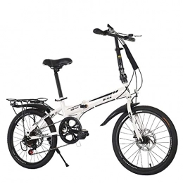 JHTD Bike JHTD Outdoor Sports City Bike Unisex Adults Folding Mini Bicycles Lightweight for Men Women Teens Classic Commuter