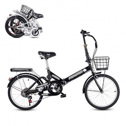 JIAWYJ Bike JIAWYJ YANGHAO-Adult mountain bike- Folding Adult Bicycle, 20-inch 6-speed Ultra-light Portable Men's and Women's Bicycle, Adjustable Saddle / handle Damping Spring, Commuting Bike YGZSDZXC-04