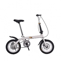 JieDianKeJi Folding Bike JieDianKeJi Folding Bicycles 14 / 16 / 20 inch Foldable Bicycles Portable Lightweight City Travel Exercise for Adults Men Women Kids Children Single-Speed