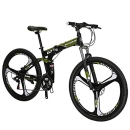 JMC Bike JMC Mountain bike TSM G7 bicycle 27.5Inch Dual Disc Brake Folding Bike (Armygerrn 3-spoke)
