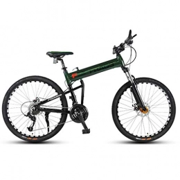 JNF Aluminum Alloy Folding Dual Disc Brake Shock Mountain Bike, Portable Male And Female Student Bicycles, Suitable For Various Scenarios
