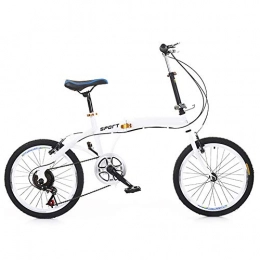JooGoo Bike JooGoo Folding Bicycle, 20 Inches Folding Bike, Portable ​​City Mini Compact Bicycle, Adults Lightweight Outroad Mountain Bike, Student Ride Bike for Men Women Children