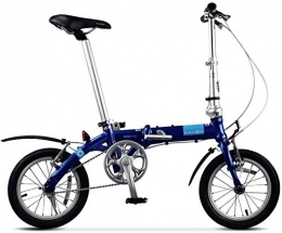 Jue Folding Bike Jue Folding Bikes Folding Bicycle Mini Ultra Light 14 Inch Bicycle Men And Women Portable Small Wheel Aluminum Alloy Ultra Light Bicycle (Color : Purple, Size : 115 * 27 * 59cm)