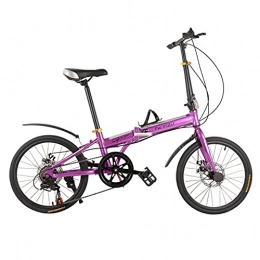 JXINGY Bike JXINGY Child bike Folding bicycle, 20 Folding Bicycle, Mini Compact City Bicycle
