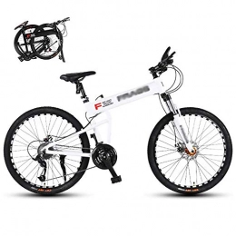 JXINGY Folding Bike JXINGY Mountain Bicycle 26 Inch Gears Dual Disc Brakes Aviation Aluminum Alloy Material Folding Outroad Bicycles Unisex Adult Student