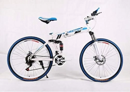 kaituo Folding Bike kaituo Mountain Bikes wheel Lightweight, Dual suspension mountain bike, Alloy Stronger Frame Disc Brake, 7