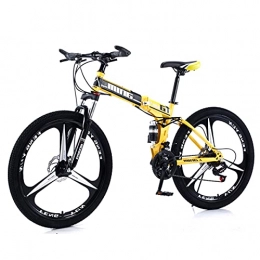 KANULAN Folding Bike KANULAN Bicycle Ergonomic Bike Fast Folding, Bikes Mountain, Lightweight Bike, Bike Wheel Dual, Anti-slip Wear-resistant T(Size:30 speed)