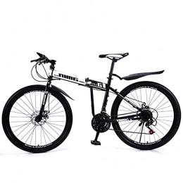 KANULAN Bike KANULAN Bike Fast Easy To Place Folding Bicycle Ergonomic, Bikes Mountain, Anti-slip Wear-resistant, Wheel Dual, Lghtweight Bike T(Size:24 speed)