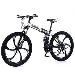 KANULAN Bike KANULAN Bike Fast Folding, Bikes Mountain, Anti-slip Wear-resistant Ergonomic Lightweight, Bike Wheel Dual, For Men Or Women Wheel Dual T(Size:30 speed)