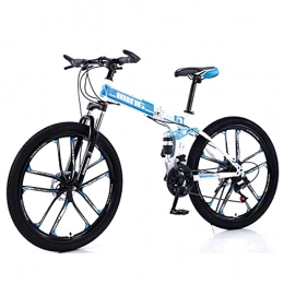 KANULAN Bikes Mountain Fast Folding Ergonomic Lightweight, Anti-slip Wear-resistant, For Men Or Women, Bike Wheel Dual T(Size:21 speed)
