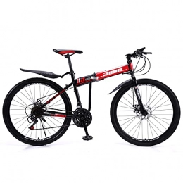 KANULAN Bike KANULAN Sport Bikes Fast Folding 21 Speeds Bike Lightweight Ergonomic With Anti-slip Wear-resistant Wheel Dual Mountain Bike Sport For Men Or Women Bike T
