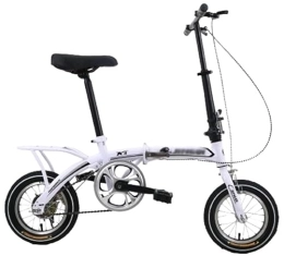 Kcolic Bike Kcolic 12 Inch Adult Folding Bike, Foldable City Bicycle Variable Speed Mobile Portable Lightweight Folding Bike for Students and Urban Commuters D, 12inch
