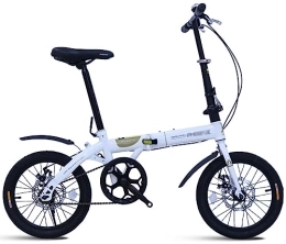 Kcolic Folding Bike Kcolic 16 Inch Adult Folding Bike, Mini Foldable City Bicycle Variable 7 Speed Mobile Portable Lightweight Folding Bike for Students and Urban Commuters D, 16inch