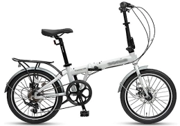 Kcolic Bike Kcolic 20 Inch Adult Folding Bike, Foldable City Bicycle Variable 7 Speed Mobile Portable Lightweight Folding Bike Quick Folding System for Students and Urban Commuters C, 20inch