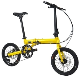 Kcolic Folding Bike Kcolic Folding Bike 16 Inch Bicycle, Lightweight Mini Folding Bike Pedals Bicycle for Adult Student, Comfort Bikes Suitable for Urban Environment A, 16inch