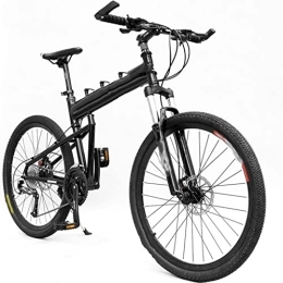 KDHX Folding Bike KDHX 24 Inch Wheels 24 Speed Mountain Bike Foldable All Aluminum Alloy Mechanical Disc Brake Multiple Colors for Adult Outdoor Sports Racing (Size : 27 speed - 24 inches)