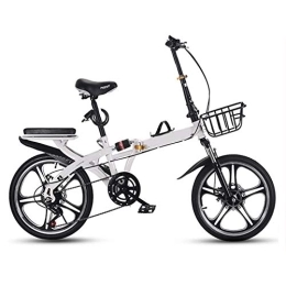 KJHGMNB Bike KJHGMNB Folding Bicycle, No Need To Install The Bicycle, Variable Speed Foldable Small Wheel Bicycle, Double Shock Absorption at The Front And Rear Double Shock Absorption