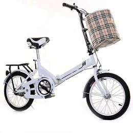 KJHGMNB Bike KJHGMNB Folding Bicycles, Children's Folding Bicycles, Spring Shock Absorbers Are Designed To Ride without Bumps And Are More Comfortable, Using Thicker Frame Tube Wall, No Installation, 20