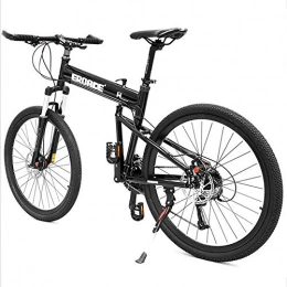 KKKLLL Bike KKKLLL 26 Inch Folding Mountain Bike Bicycle Adult Off-Road Aluminum Alloy Shock Absorber Bicycle 30 Speed Male