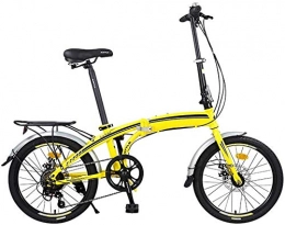 KKKLLL Folding Bike KKKLLL Folding Bicycle Mini Lightweight 7-Speed Variable Adult Men And Women Casual Student Bicycle 20 Inch