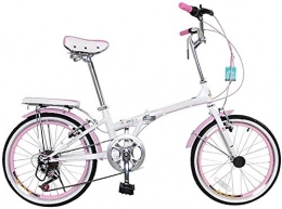 KKKLLL Bike KKKLLL Folding Bicycle Speed Men and Women Students Sports and Leisure Bicycle 7 Speed 20 Inch